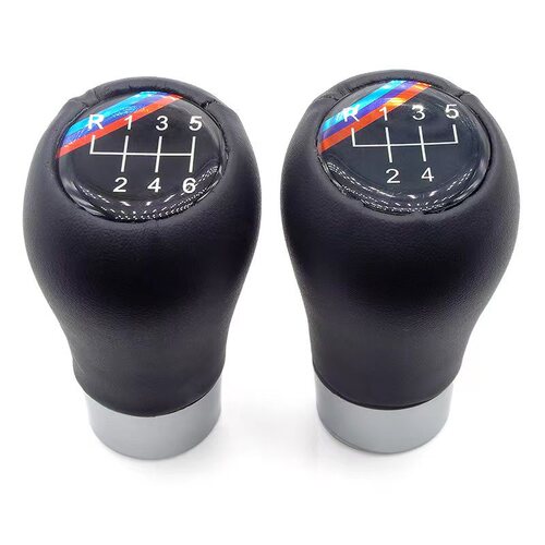 Suitable for BMW 5 7 Series Leather Wrapped Gear Lever Cover Shift Knob Shift Lever Automotive Accessory