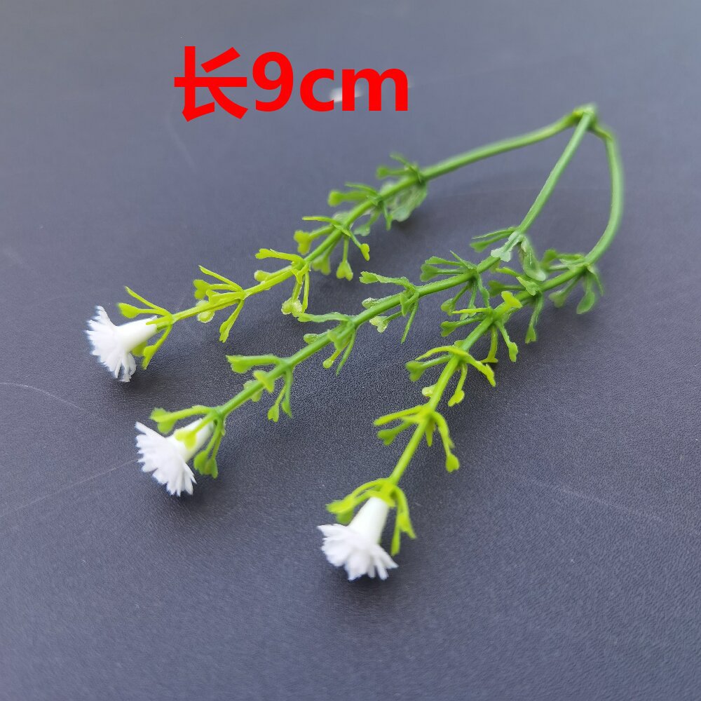 Imitación de hojas verdes hierba de agua hoja persa decoración de flores de boda pared flor de pecho accesorios de muñeca flores diy accesorios hechos a mano