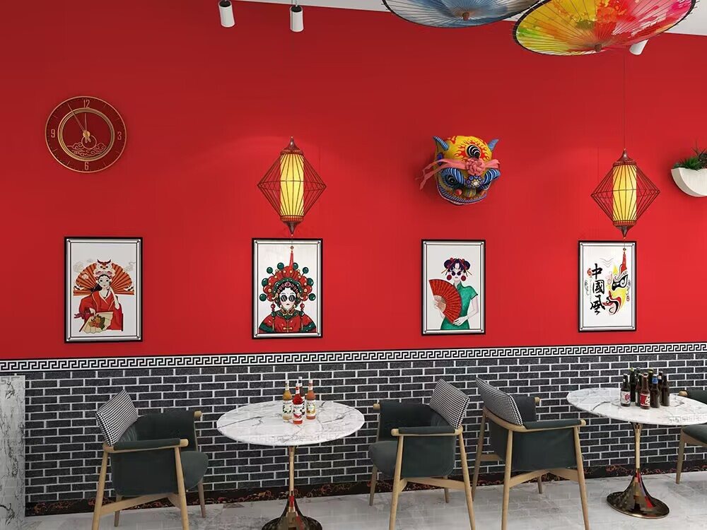 두꺼운 빨간색 90 와이드 × 5 미터