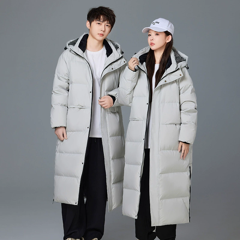 Прямая трансляция с капюшоном длинная пара, согретая колени