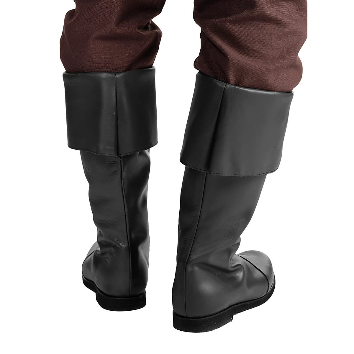 Botas vintage vikingo medieval renascentista em couro homem_voghion.com