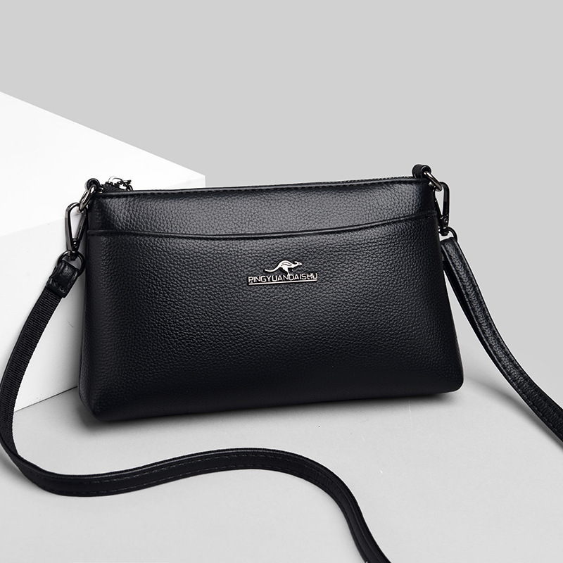 Factory wholesale 2021 new middle-aged women's bag mother bag soft leather fashion middle-aged shoulder messenger bag casual bag Factory wholesale 2021 new middle-aged women's bag mother bag soft leather fashion middle-aged shoulder messenger bag casual bag