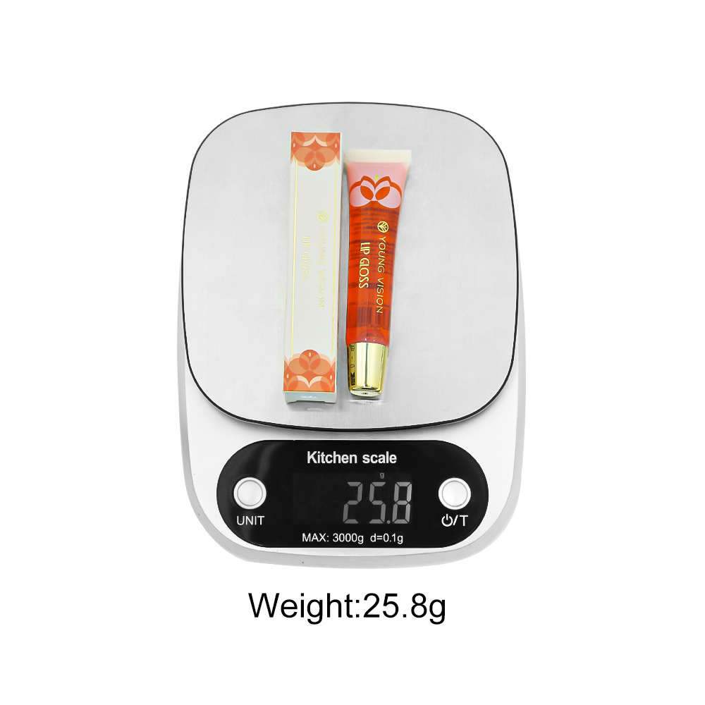YOUNG VISION Glass Mirror Transparent Lip Oil, Lip Gloss, Mint Lip Liquid, Fruit Lip Gloss Specification drawing
