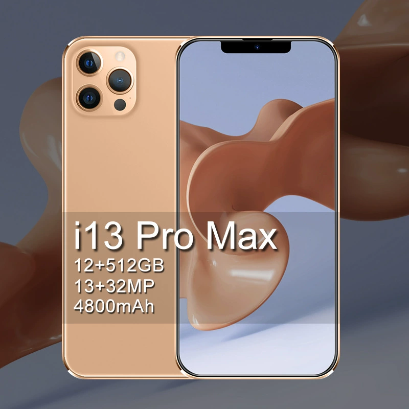 Смартфон i13 Pro Max (Intel Core i13), 6,7-дюймовый широкий экран, 12＋512 ГБ