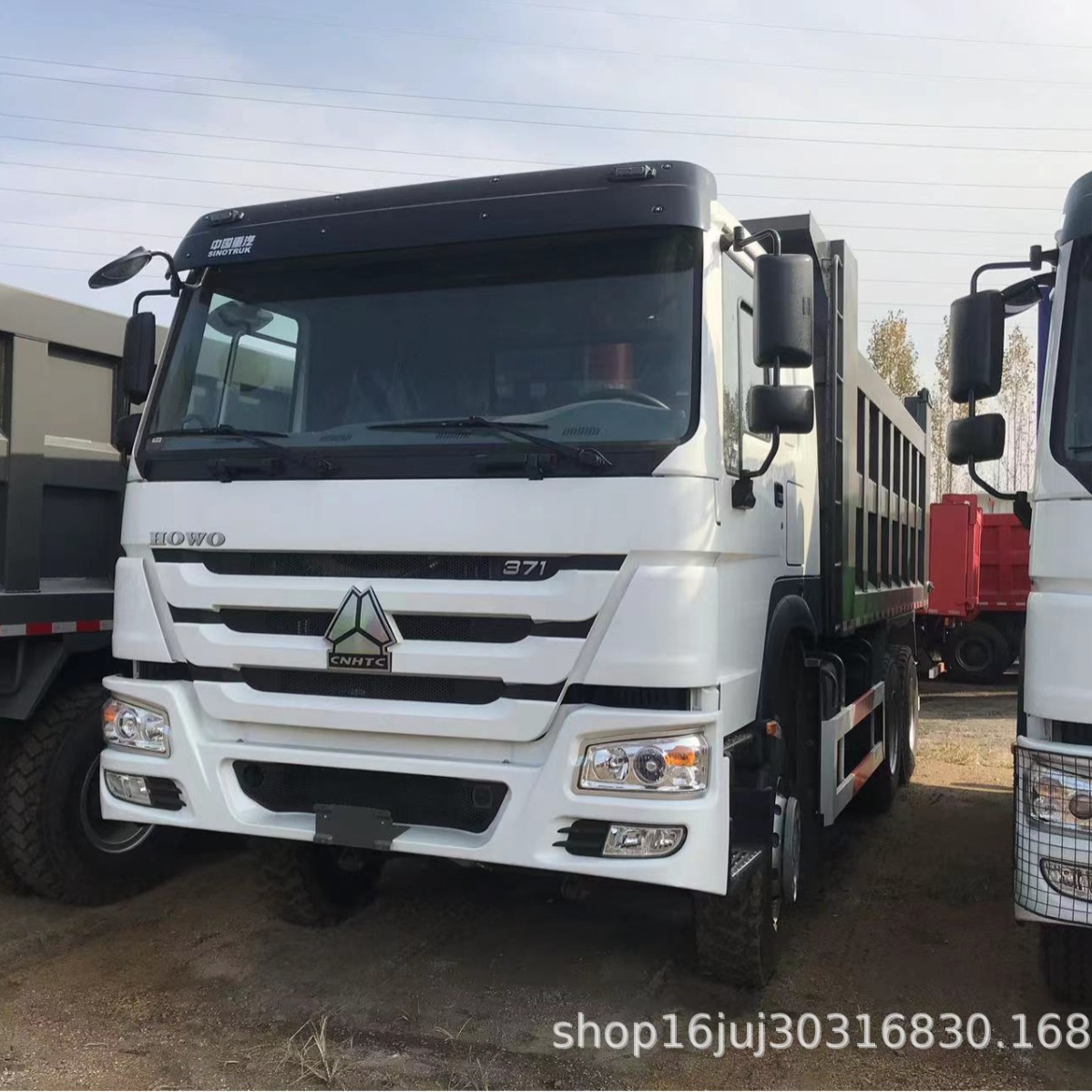 25吨中国重汽豪沃6x4自卸卡车出口塞内加尔18953179828