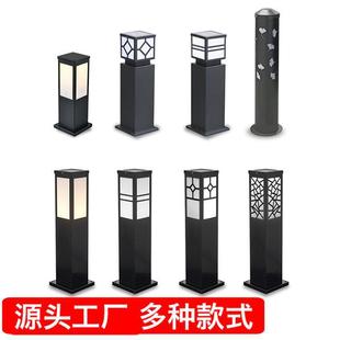 Solar Lawn Lamp Outdoor led Modern Simple Square Lawn Lamp Villa Courtyard Lamp Garden Landscape Lamp