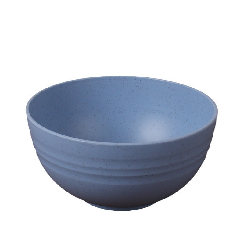 15cm tazón 8 paquetes de trigo casero 6 pulgadas tazón de sopa a prueba de quemaduras a prueba de caídas tazón de arroz dormitorio de estudiantes tazón de fideos 700ml