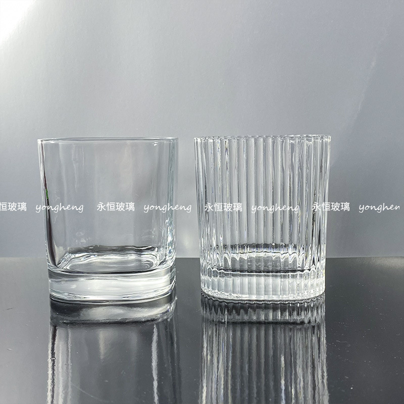 威士忌酒杯加厚四方杯洋酒杯子玻璃啤酒杯酒吧KTV水杯烈酒杯