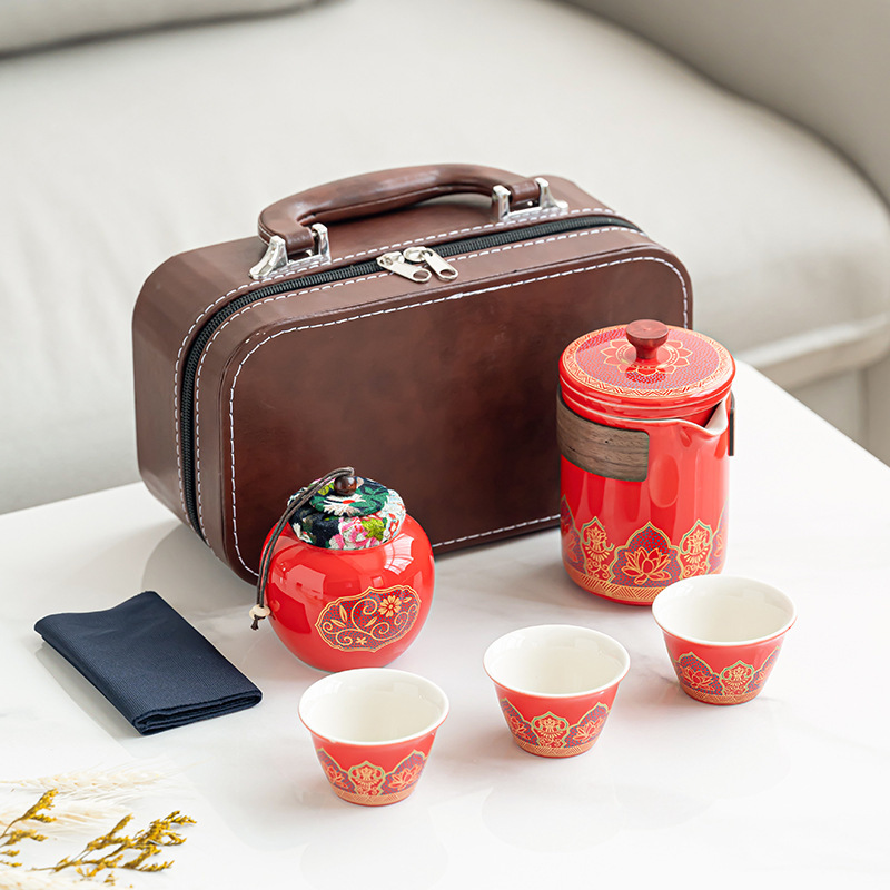 旅行茶器携帯用工夫茶器セット屋外ティーポット|undefined