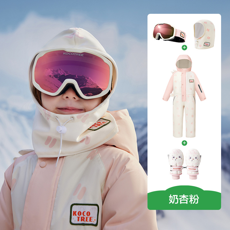 Mono de esquí infantil impermeable y térmico unisex image 15