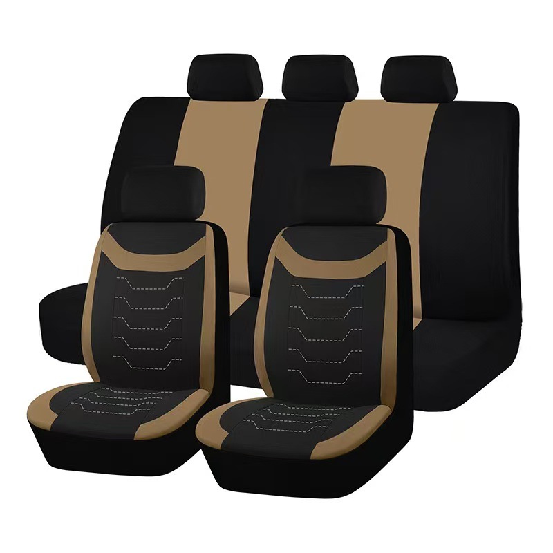 Meike Duo Mexico Cross-Border Foreign Trade Export U-Shaped Patterned Machine-Stitched Universal Car Seat Cover Temu