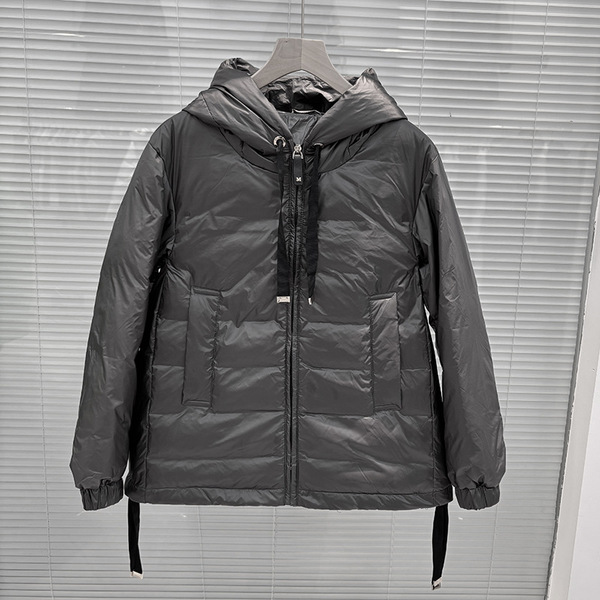 demi-season velvet down jacket with hood