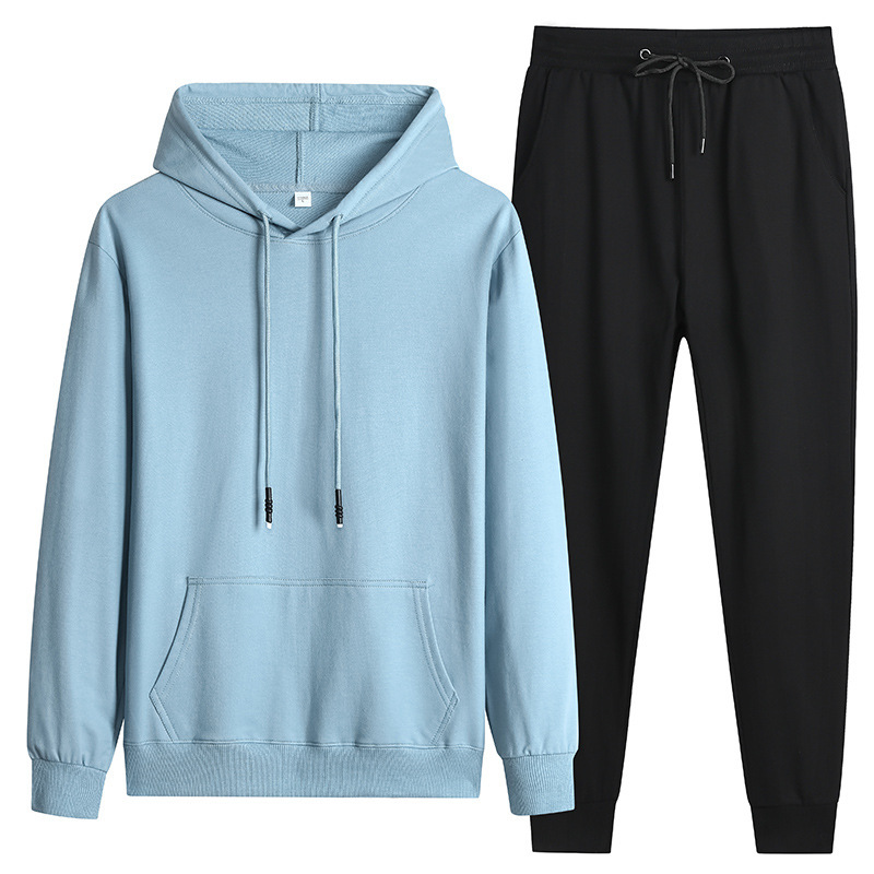 Vêtements pour hommes Nouveaux vêtements de sport pour hommes d'automne et d'hiver pour hommes, tendance, beau, décontracté, polyvalent, à capuche, costume pour hommes_voghion.com