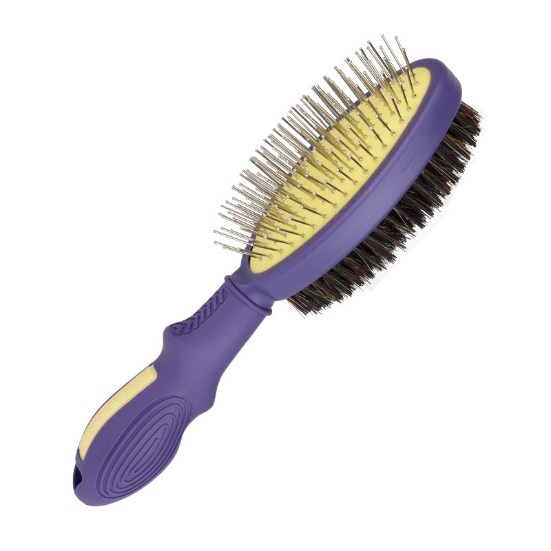 Spot peine para mascotas peine de nudo abierto para perros peine de aguja de aseo de gato peine de depilación de botón peine de depilación cuchillo de depilación