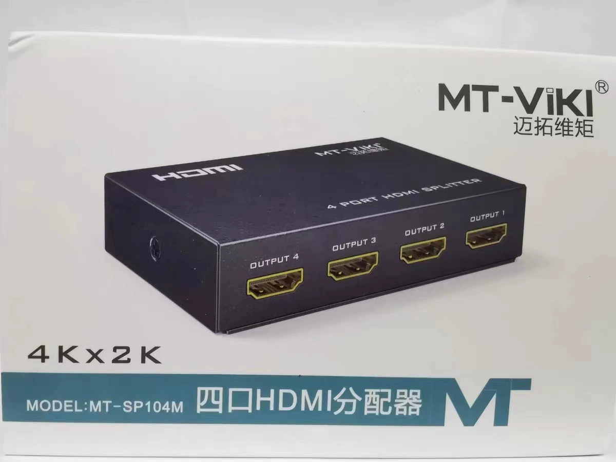 Истинное MT-SP104M 4 HDMI распределительное устройство 1 к 4, одноточечное, четыре HD-экрана