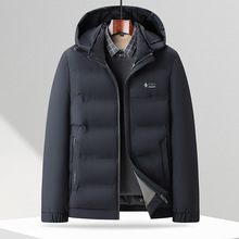 新款冬季加厚中老年棉衣男士商务潮流爸爸装跨境休闲保暖棉袄子男