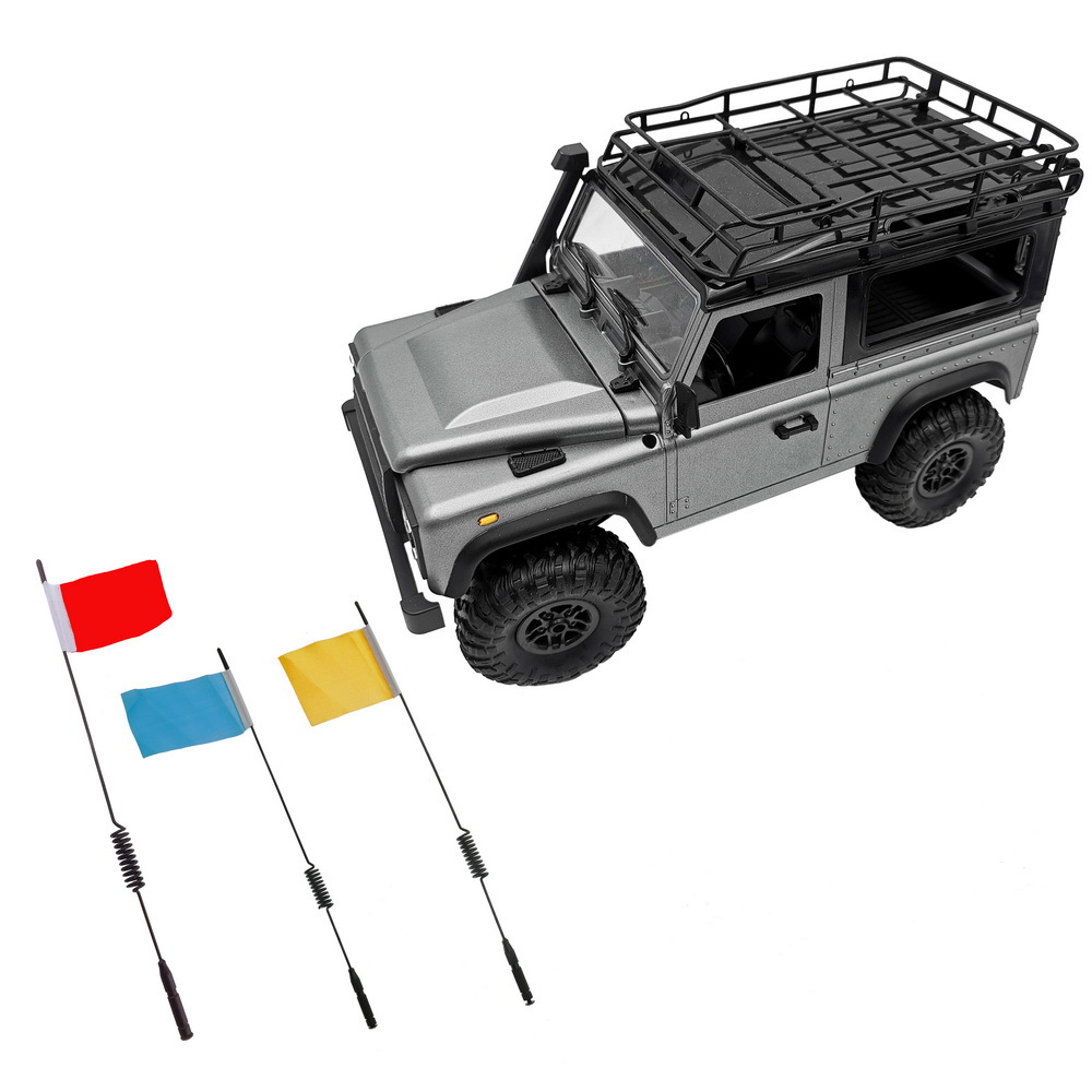 Climbing Car Model Accessories Metal Decorative Signal Flag Signal Pole TRX4 SCX10 90046