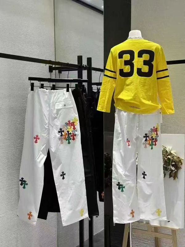 高版本~25早秋ch马蹄铁印花33数字长袖打底衫女圆领长袖修身T恤女|undefined