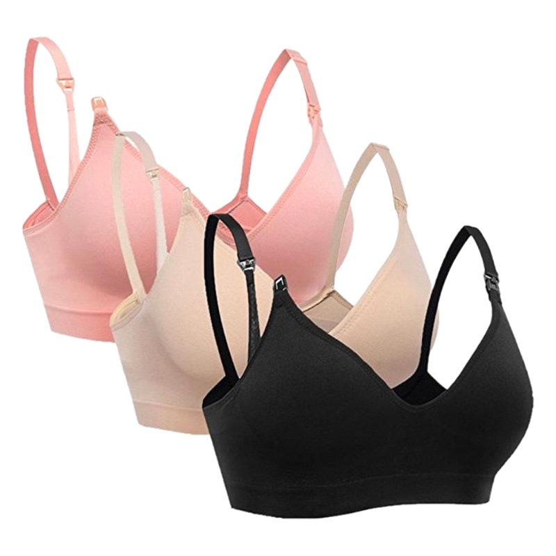 Fábrica al por mayor más tamaño sujetador de maternidad de una sola pieza de lactancia delgada pecho grande hebilla delantera ropa interior de enfermería