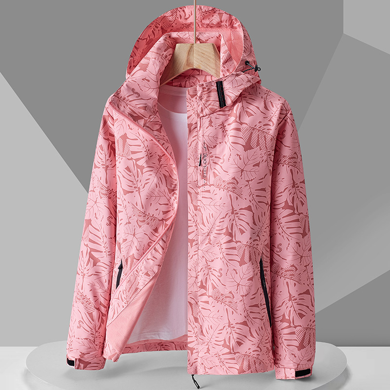 High-end Style Rushwear Women's Spring plus size Waist Jacket Men's Windproof Waterproof Thin Warm Work Jacket Windbreaker