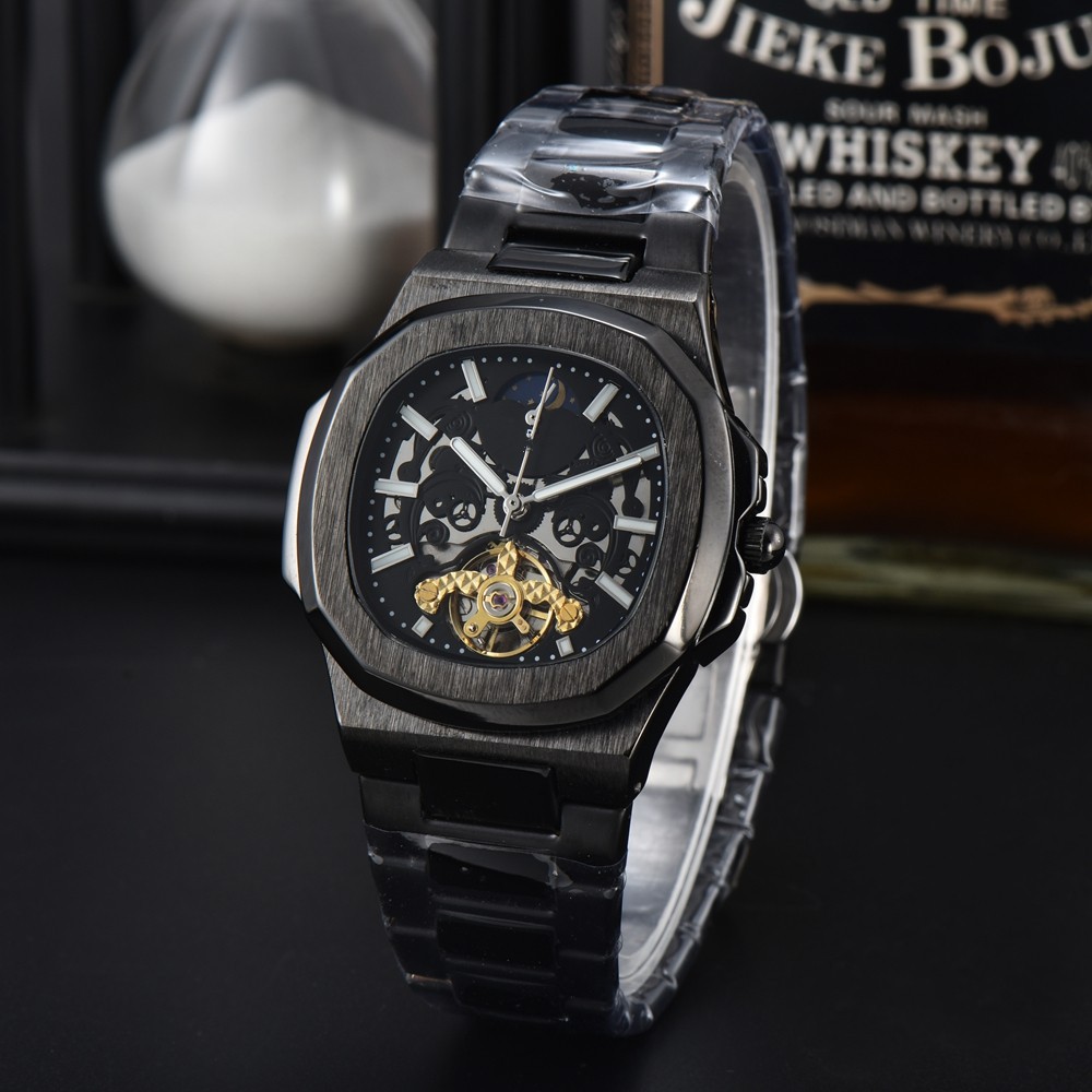 Cross-Border E-Commerce Hot-Selling Full-Function Large Flywheel Nautilus High-End Mechanical Men's Watch_voghion.com