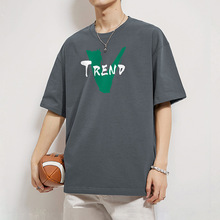 纯棉t恤男士短袖2025新款夏季圆领上衣服日系体恤全棉打底衫半袖