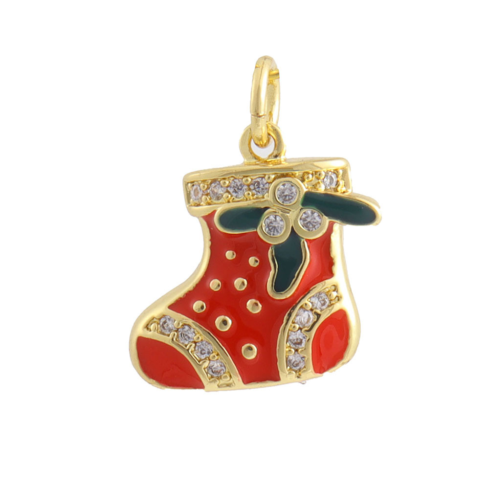 3g Weight Pendant Jewelry Making Type 15 * 22mm Jewelry Making Size Zircon Inlay Material DIY Jewelry Accessories Classification 1 Piece Quantity Copper Material Christmas Festival Christmas Tree, Bell, Snowflake Pattern Inlay Design IG Style Style 1 Piece 15 * 22mm Copper Zircon Christmas Tree Bell Snowflake Pendant 7