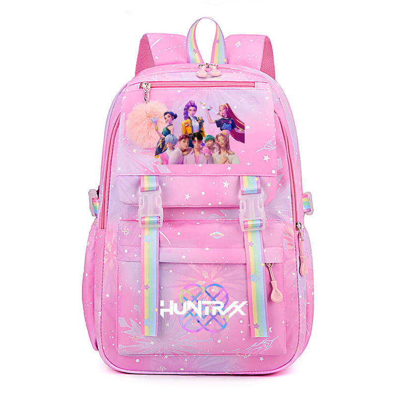Amazon's New Demon Hunter Kpop Cartoon Printed Backpack Student Girl Backpack Lightweight Cross-Border