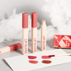 曼詩麗絲絨啞光唇釉霧面顯色唇彩不易沾杯學生平價展示盒口紅彩妝