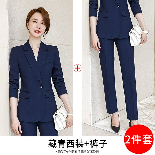 Tibetan blue suit+women's pants