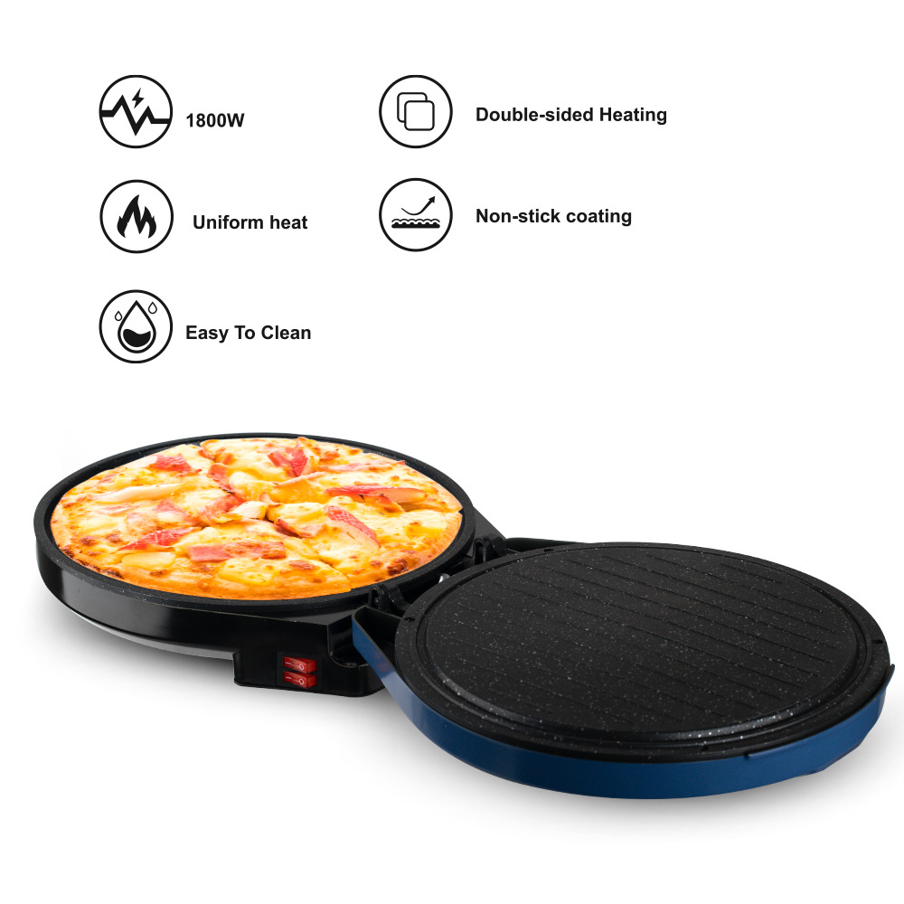 Electric Baking Pan Non-stick Double Sided Heating Pancake Maker_voghion.com