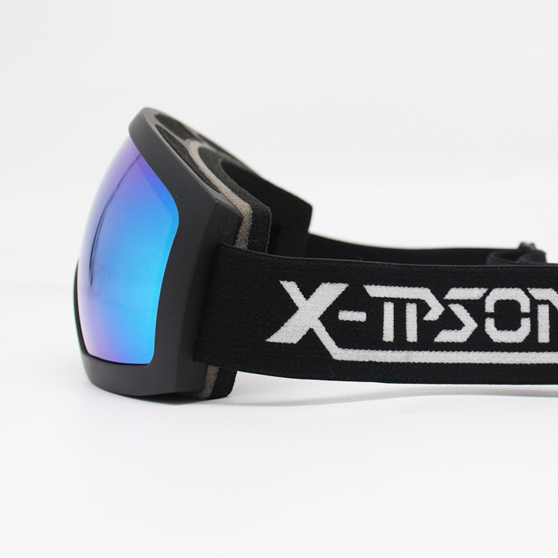 Italian spherical anti fog goggles with high-definition view UV protection, men's and women's skiing magnetic glasses_voghion.com