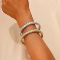 Elastic men's design bracelet hip-hop style, internet celebrity, European style, simple and elegant design