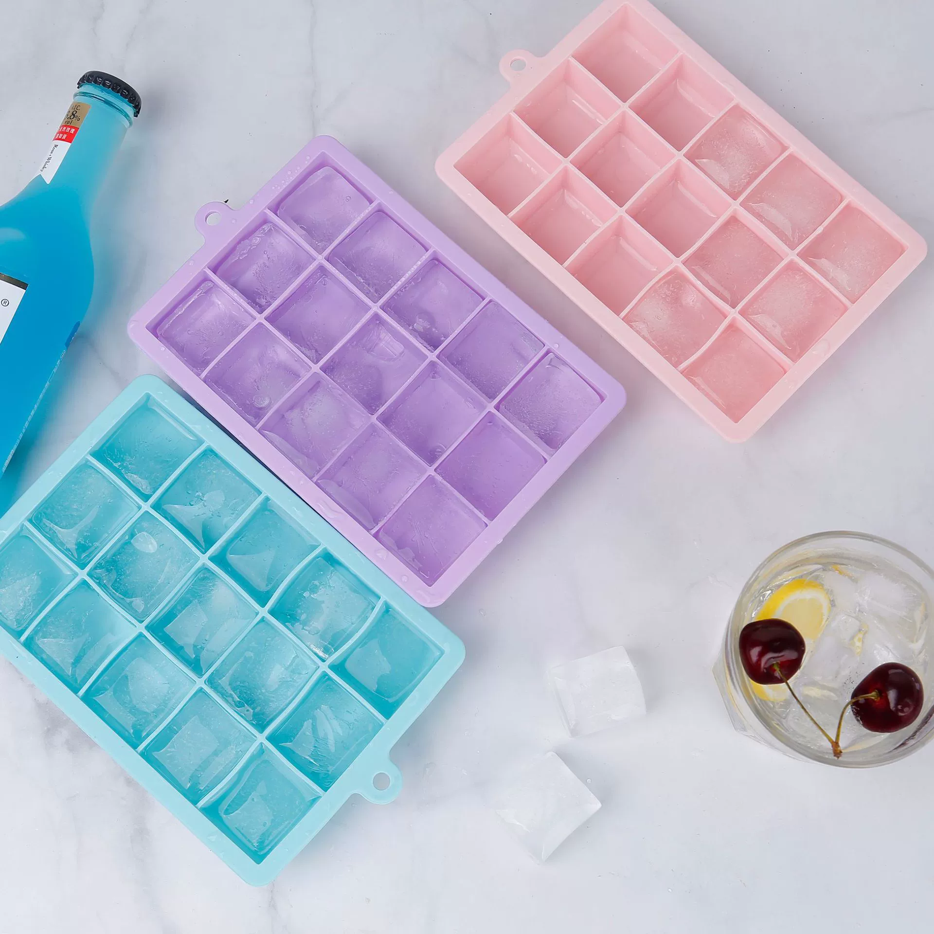 Creative silicone rectangular mold, ice cubes, (Physicals), new collection