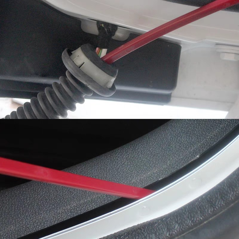 Car audio 360 driving recorder panoramic navigation modification routing lead wire threading wire puller tool
