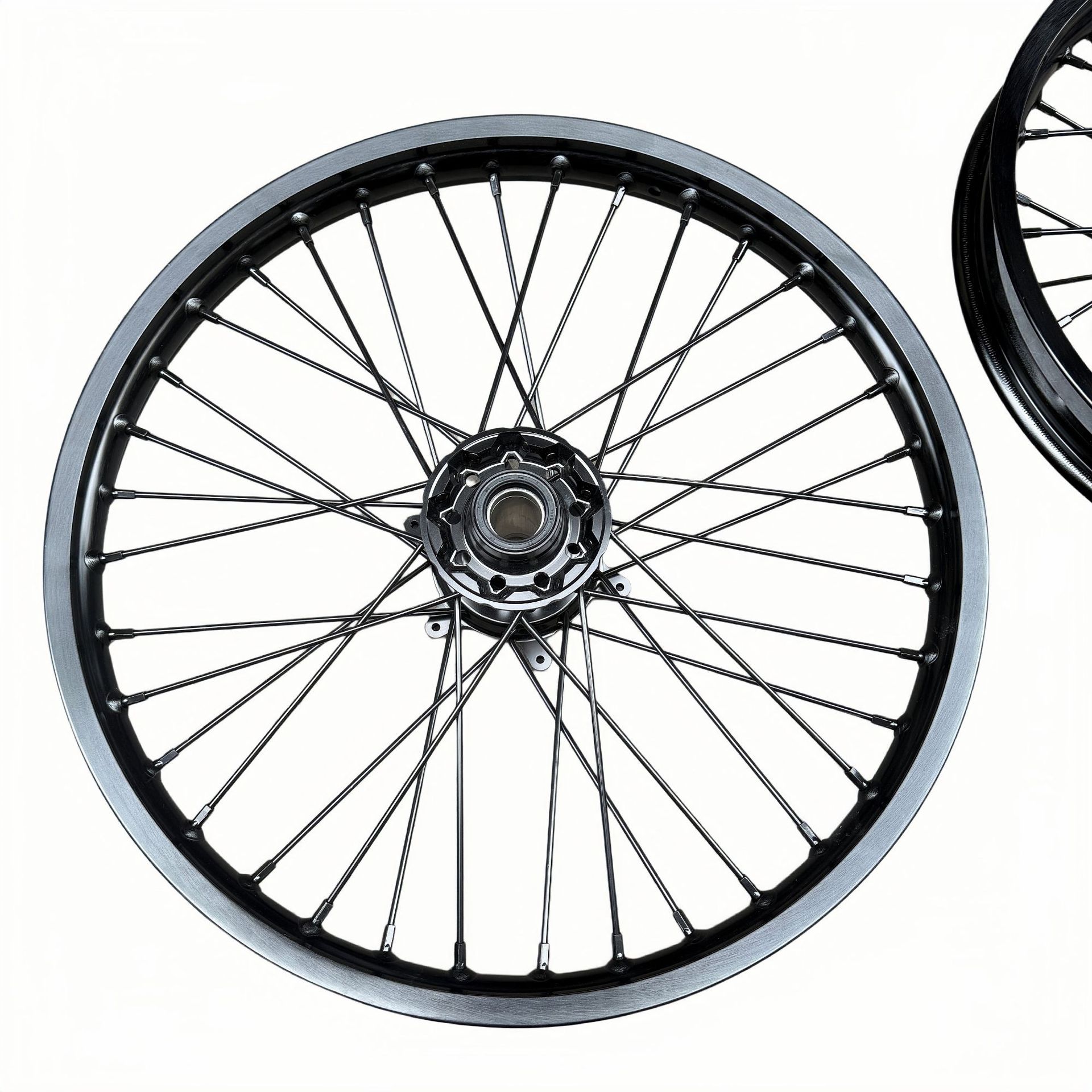 Suitable for KTM EXC250 300 modified front 1.60-21 and rear 2.15-18 wheel mesh assembly aluminum alloy wheel hub