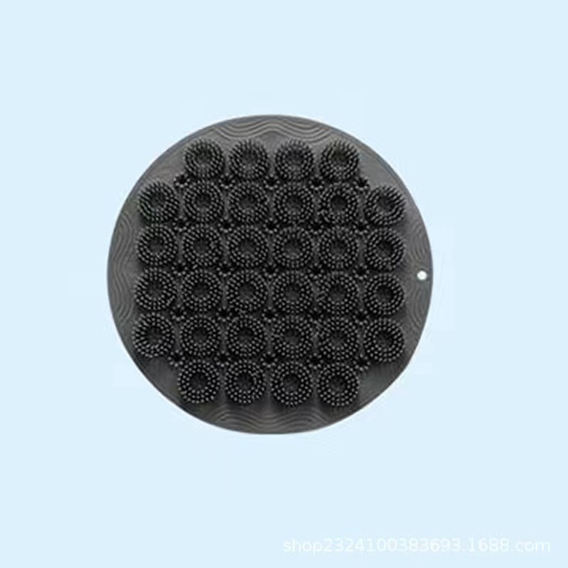 新型のお風呂は背中をこすります。円形のシリカゲルのお風呂は怠け者の背中をこすります。|undefined