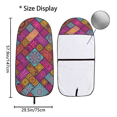 Car seat towel cover front seat protector suitable for gym and exercise, universal for all seasons, car use 76 (Universal seat cover) - sfht1501-75x150