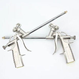 All-Metal Manual Polyurethane Foam Caulking Agent, Foaming Glue, Universal Door and Window Caulking and Sealing, Manual Operation