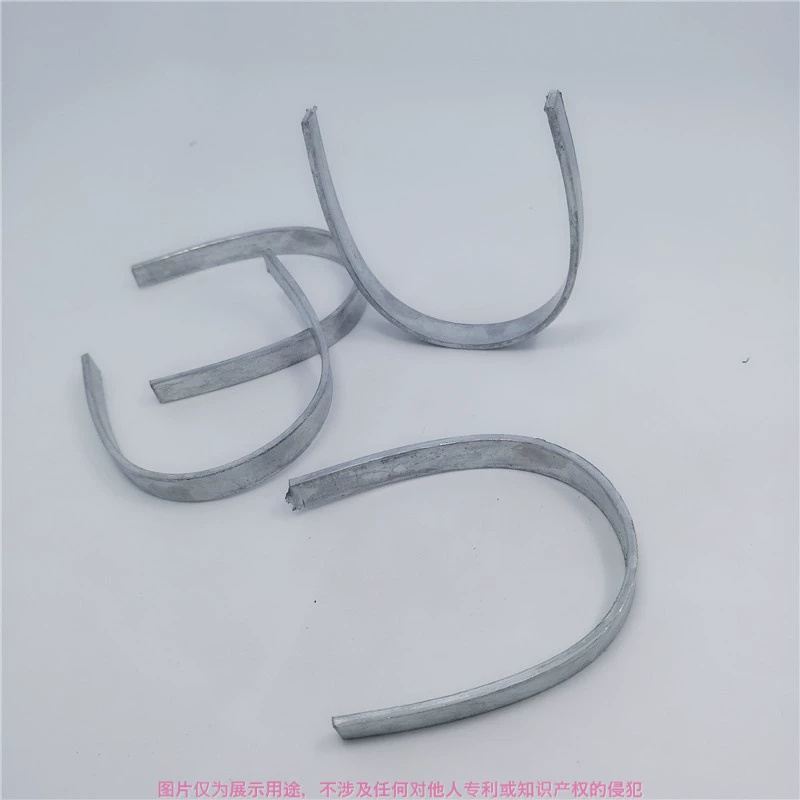 Фурнитура для литья под давлением с U-образным каблуком, заготовки с 80-тонного литейного пресса, аксессуары для обновления мужской кожаной обуви