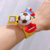 Football cartoon transport suitable for men and women girl's, children's rotating bracelet, toy with light, flashing light