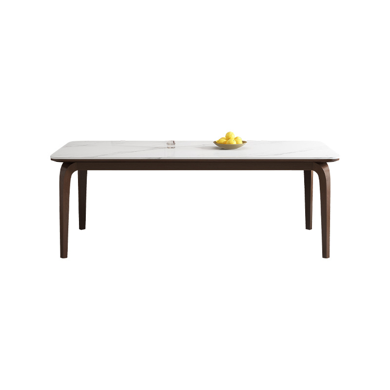 Mesa de comedor de madera maciza, mesa de madera maciza