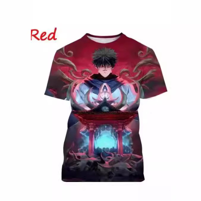 Gojo Satoru and Itadoru Yuji 3D Printed Men's T-Shirt Casual Jujutsu Kaisen Graphic T-Shirt Original