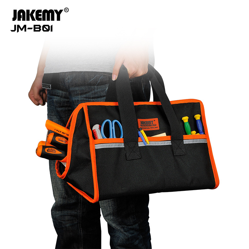 JM-B01跨境电工牛津布手提工具包 单肩大容量维修工具袋JAKEMY