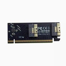 PCIe 3.0 4.0 x16�D2��SFF-8654 x8 8i�D�ӿ�adapter