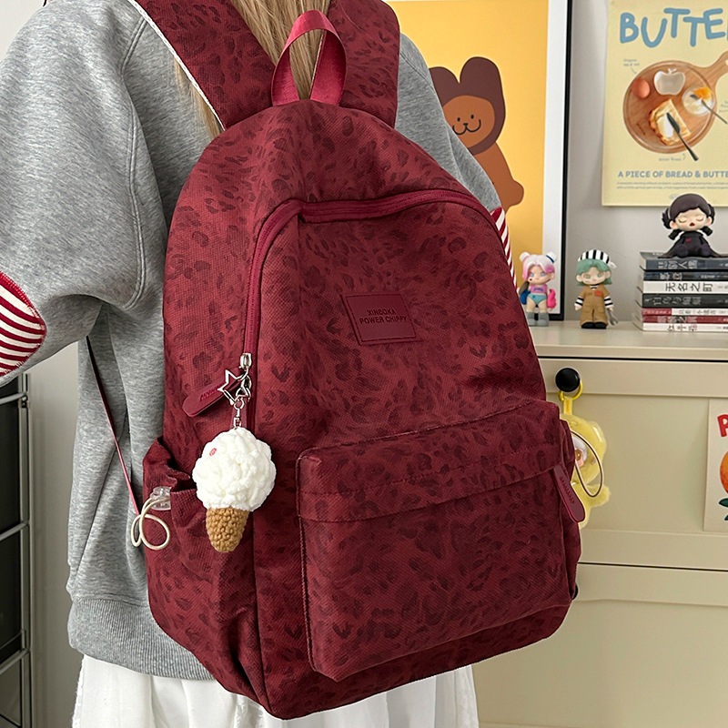 Student Schoolbags, High-Looking Korean-Style Backpacks for Junior High School Students and High School Students, Lightweight Large-Capacity Backpacks, Lp Backpacks