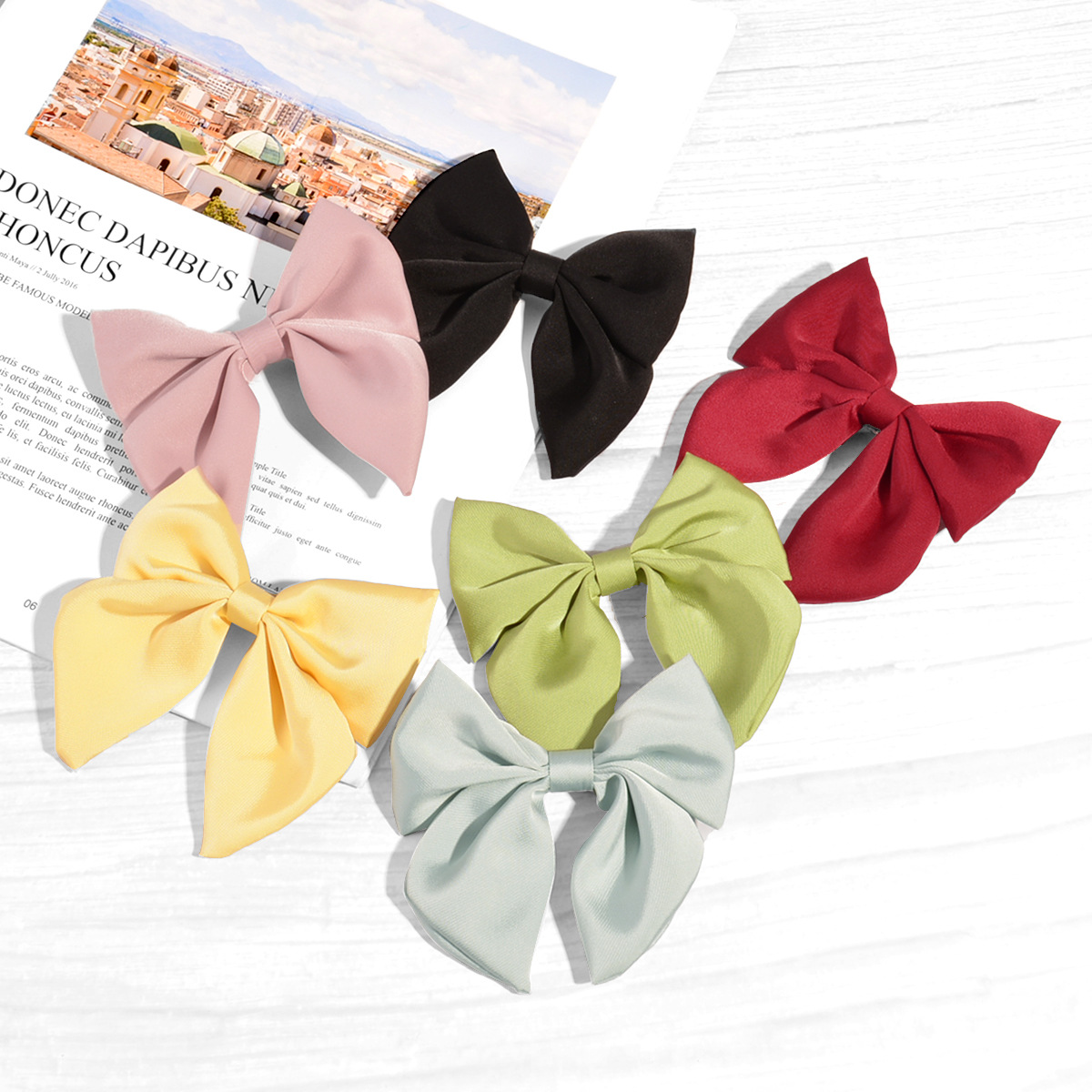 Cute Bow Knot Chiffon Hair Clip display picture 2