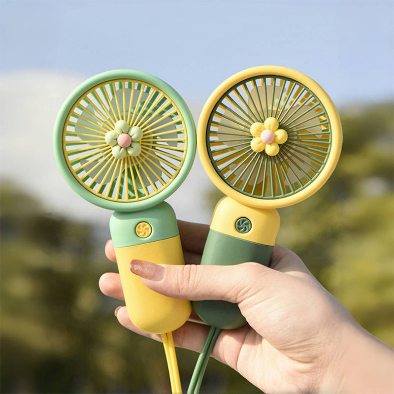 2025 新しいハンドヘルド小型ファン漫画かわいいポータブルデスクトップミニ USB 充電学生ギフト|undefined