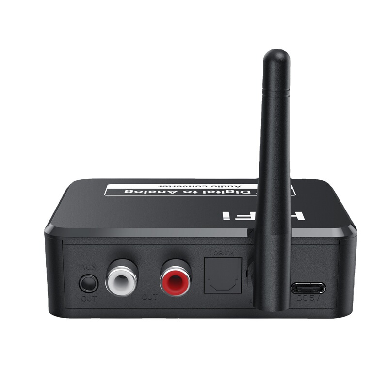 New 5.3 Bluetooth Receiver USB Player Digital to Analog 3.5mm Audio Converter Bluetooth 3in1 New 5.3 Bluetooth Receiver USB Player Digital to Analog 3.5mm Audio Converter Bluetooth 3in1