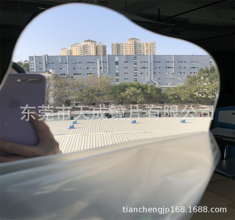 亚克力镜子生产厂家 化妆镜 广告镜 旋转镜子雕刻工艺品厂家热销